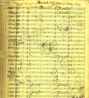 1934年4月《交響曲第一番》